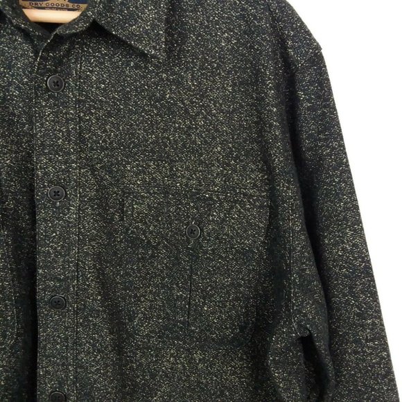 Freedom Foundry Chamois Heather Flannel Button Up Shirt Long Sleeves Size Large - Picture 4 of 9